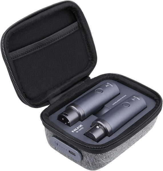 NUX B-3RC Wireless Microphone System - 2.4GHz w/Microphone, Transmitter, Receiver, Case, Mic Clip