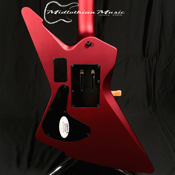 Schecter E-1 FR S (Floyd Rose + Sustainac) Special-Edition Electric Guitar - Satin Candy Apple Red Finish