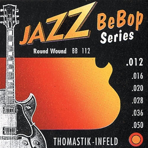 Thomastik Infeld Vienna - Jazz BeBop Roundwound BB112 Electric Guitar Strings - 12-50 (1 Pack)