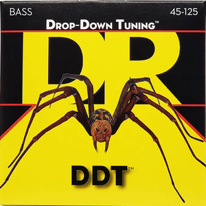 DR Strings - DDT (Drop Down Tuning) Bass Strings For 5-String Bass - (DDT5-45) 45-125