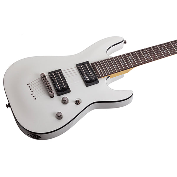 Schecter - Omen-7 - 7-String Electric Guitar - Vintage Gloss White