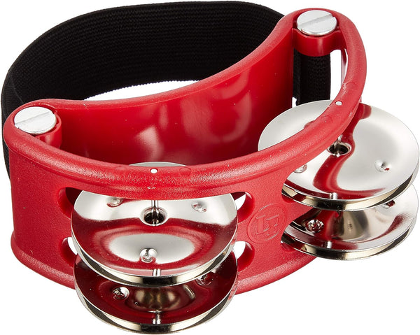 Latin Percussion LP188 Foot Tambourine - Red Finish