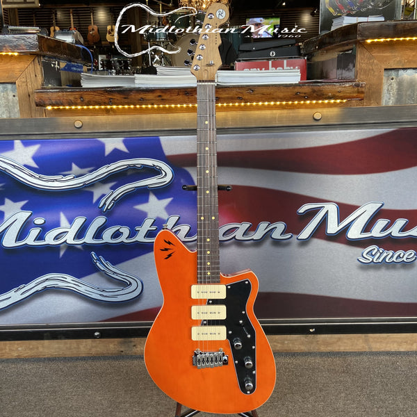 Reverend - Ron Asheton Jetstream 390 Signature - Electric Guitar - Rock Orange Gloss Finish