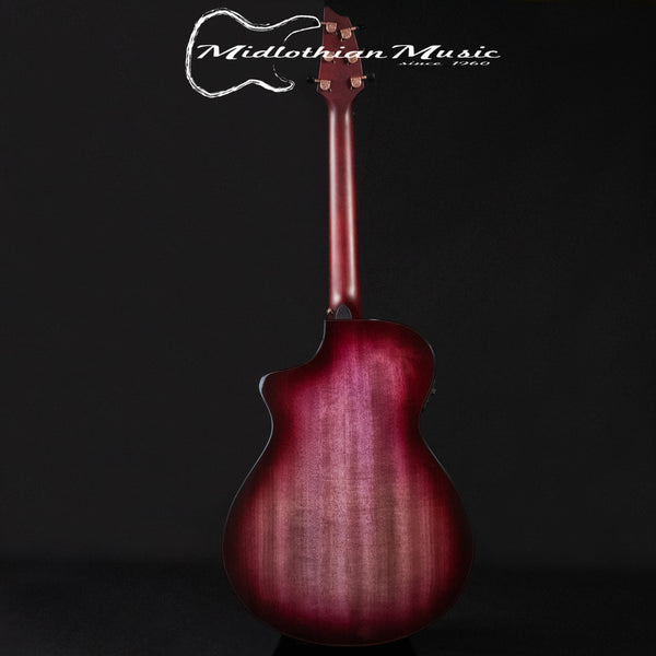 Breedlove ECO Collection - Pursuit Exotic S Concert CE - Acoustic-Electric Guitar - Pinot Noir Burst Finish