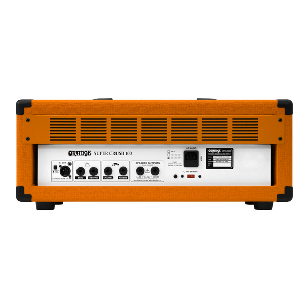 Orange Super Crush 100 - 100W Amplifier Head (Solid State) - Orange Finish