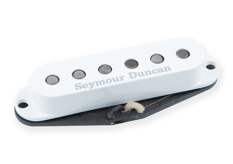 Seymour Duncan - SSL-2 Vintage For/Flat Strat - Standard Single Coil Pickup - Middle Position RWRP - White Finish (11201-03-RwRp)