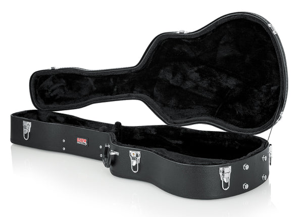 Gator - 12-String Dreadnought Guitar Wood Case - GWE-DREAD12 - Black Finish