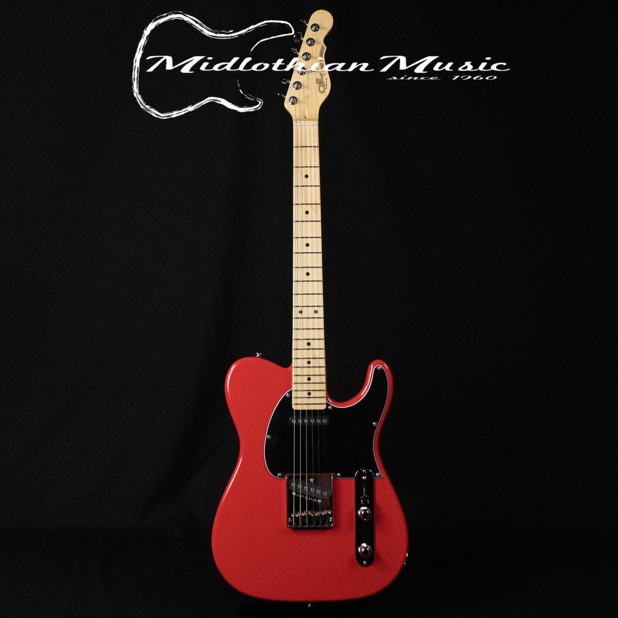 G&L USA ASAT Classic - Fullerton Red Gloss w/Hardshell Case