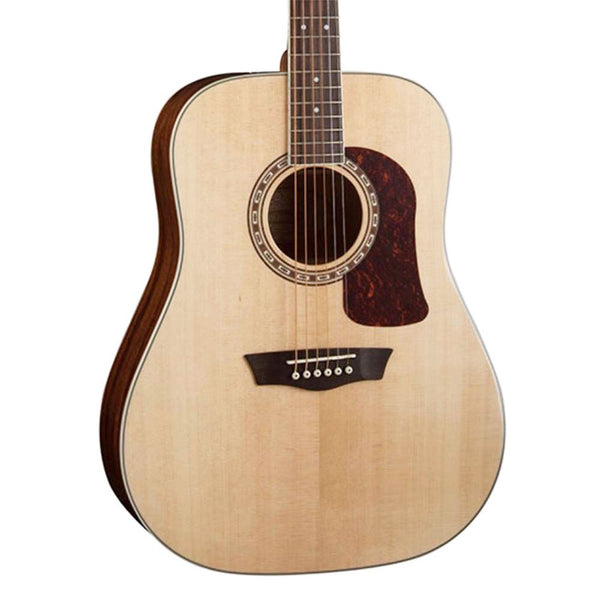 Washburn HD10S - Heritage Series - Dreadnought 6-String Acoustic Guitar - Natural Gloss Finish