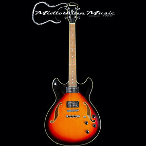 Ibanez AS73-BS - Semi Hollow Electric Guitar - Brown Sunburst Gloss Finish NEW! DISCOUNTED!