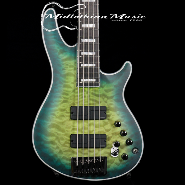 Schecter - Daniel Firth Hellraiser Extreme-5 - 5-String Bass Guitar - Cthulhu Burst Satin Finish