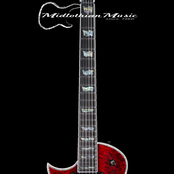 ESP LTD EC-1000 - Left-Handed Electric Guitar - See Through Black Cherry Gloss Finish