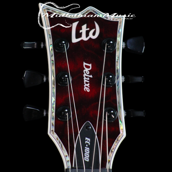 ESP LTD EC-1000 - Left-Handed Electric Guitar - See Through Black Cherry Gloss Finish