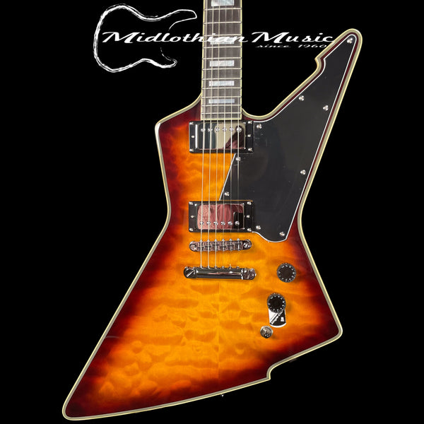 Schecter E-1 Custom Special Edition Electric Guitar - Vintage Sunburst Gloss Finish