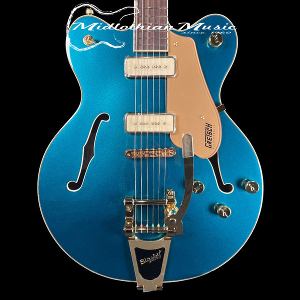 Gretsch Electromatic Pristine LTD - Center Block Double-Cut Semi-Hollow Electric Guitar w/Bigsby - Petrol Blue Finish