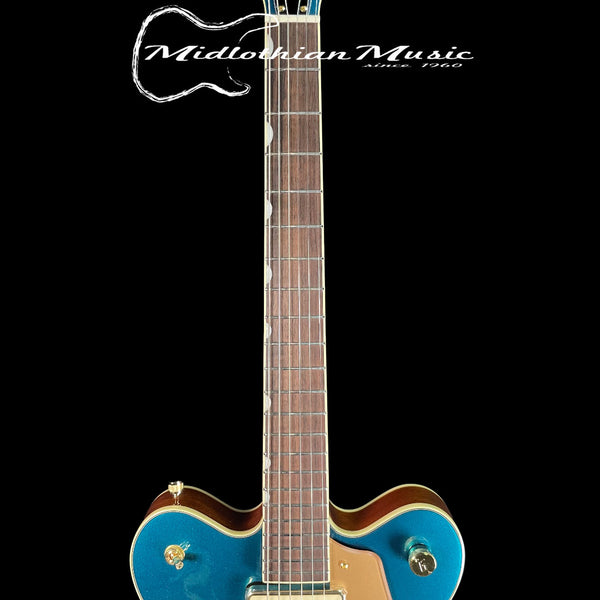 Gretsch Electromatic Pristine LTD - Center Block Double-Cut Semi-Hollow Electric Guitar w/Bigsby - Petrol Blue Finish