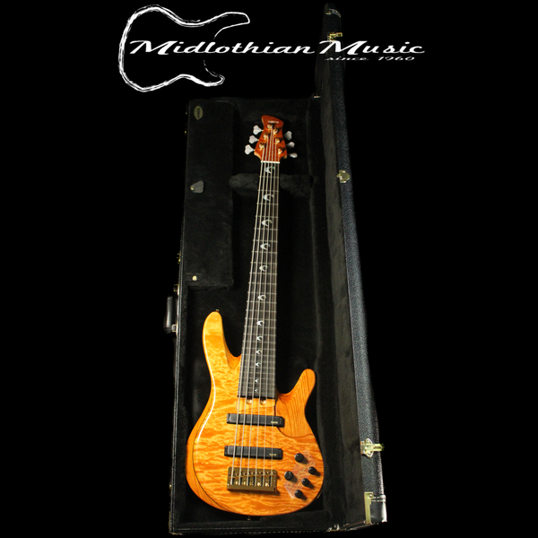 Yamaha John Patitucci TRB Signature Bass Guitar - Amber Gloss Finish - 6-String Bass