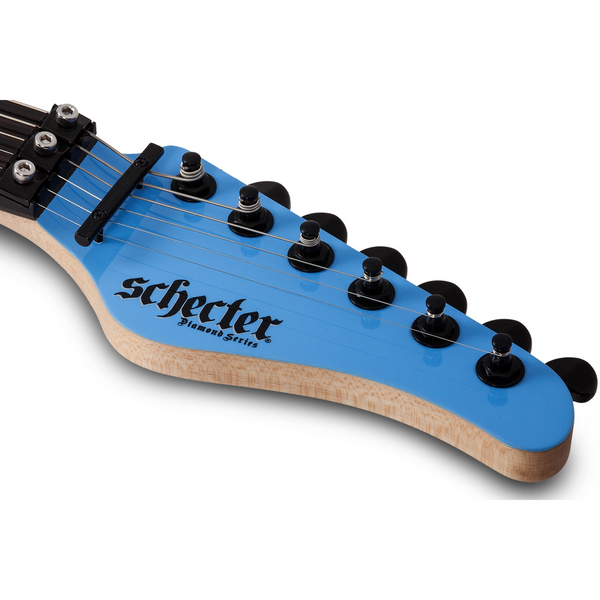 Schecter Sun Valley Super Shredder FR-S - 6-String Left Handed Guitar - Riviera Blue Gloss Finish