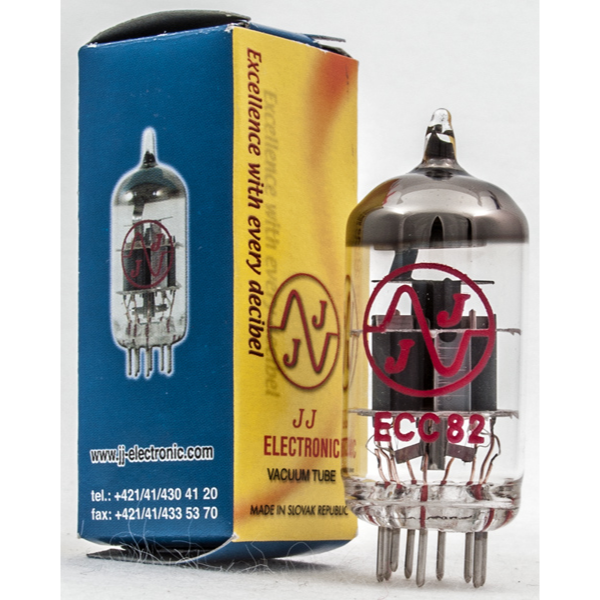 JJ Electronics ECC82/12AU7 Amplifier Preamp Vacuum Tube (Each)