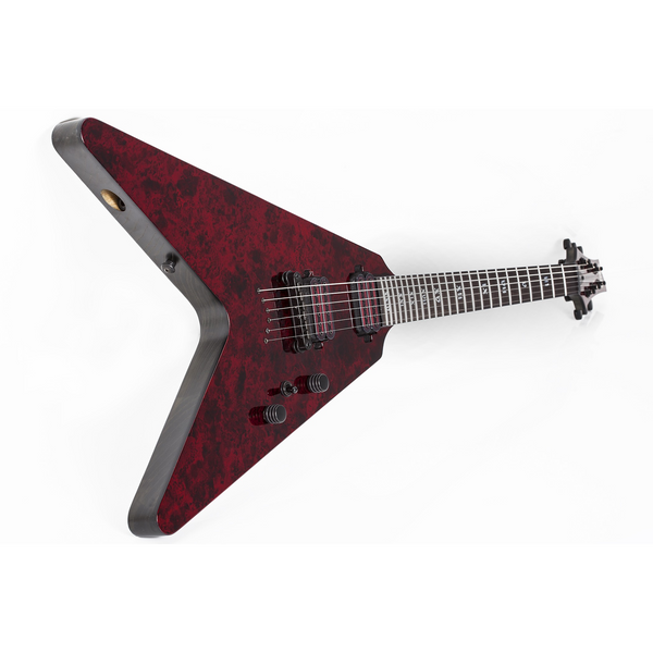 Schecter V-1 Apocalypse Electric Guitar - Red Reign Finish