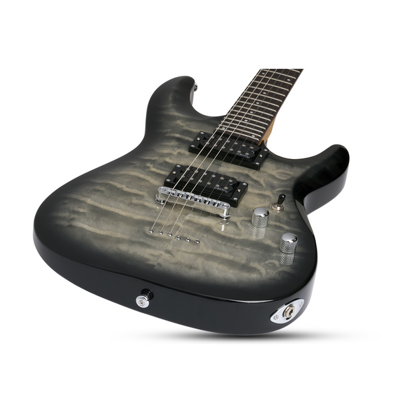 Schecter C-6 Plus - Electric Guitar - Charcoal Burst Finish