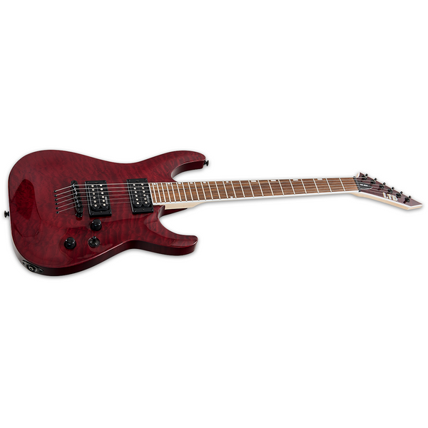 ESP LTD MH-200 QM NT - Transparent Black Cherry Gloss Finish