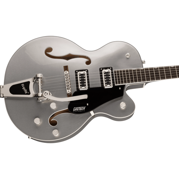 Gretsch G5420T - Electromatic Classic Hollowbody Single-Cut Electric Guitar w/Bigsby - Airline Silver Finish