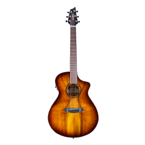 Breedlove ECO Pursuit Exotic S Concert CE Acoustic-Electric Guitar - Tiger's Eye Myrtlewood Gloss Finish