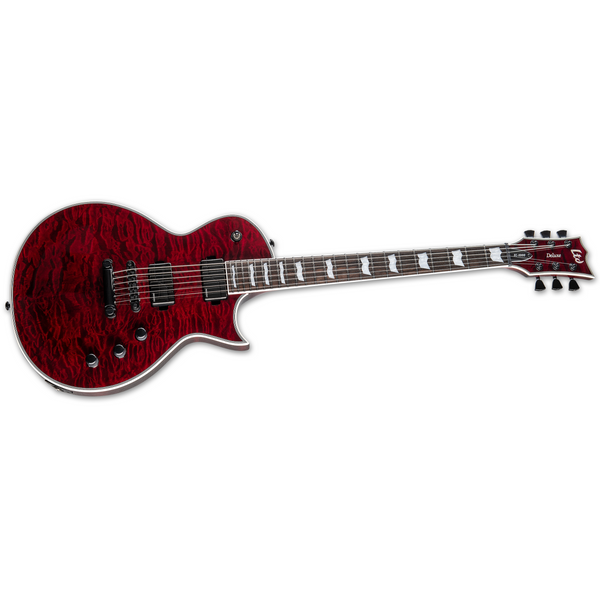 ESP LTD EC-1000 Electric Guitar - Transparent Black Cherry Gloss Finish