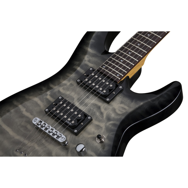 Schecter C-6 Plus - Electric Guitar - Charcoal Burst Finish