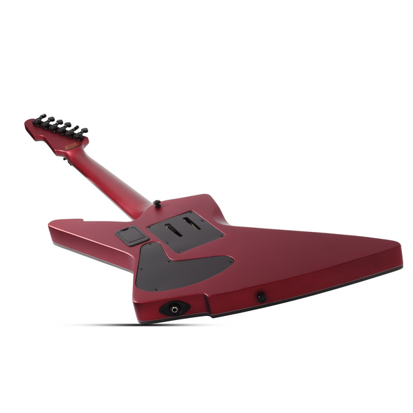 Schecter E-1 FR S (Floyd Rose + Sustainac) Special-Edition Electric Guitar - Satin Candy Apple Red Finish