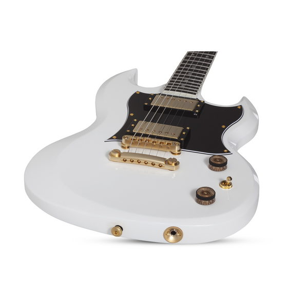 Schecter - ZV-H6LLYW66D - Zacky Vengeance Signature Electric Guitar - Gloss White Finish