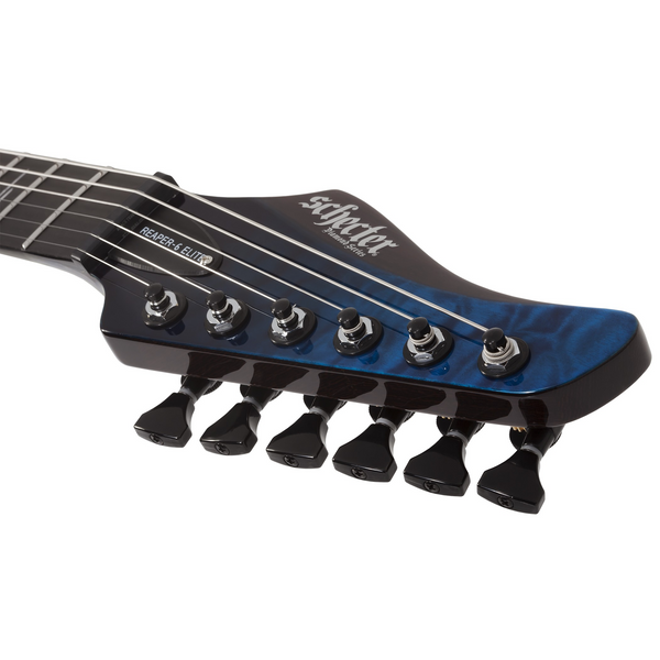 Schecter Reaper-6 Elite - Electric Guitar - Deep Ocean Blue