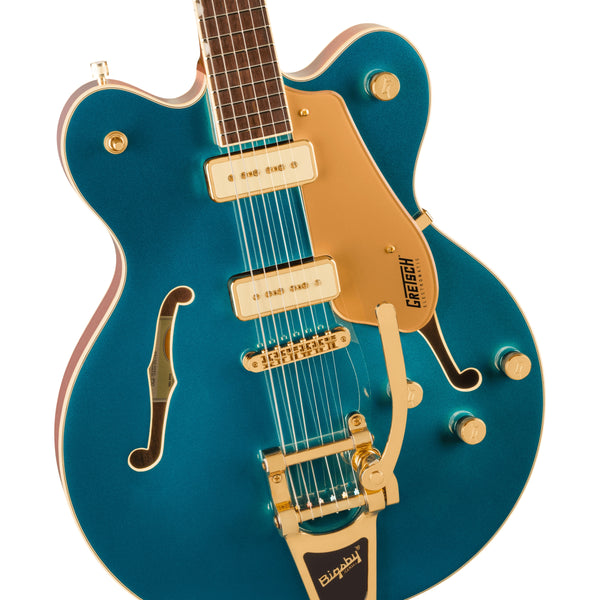 Gretsch Electromatic Pristine LTD - Center Block Double-Cut Semi-Hollow Electric Guitar w/Bigsby - Petrol Blue Finish