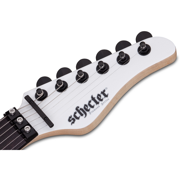 Schecter - Sun Valley Super Shredder - FR (Floyd Rose) + EMG Pickups - Electric Guitar - Gloss White Finish