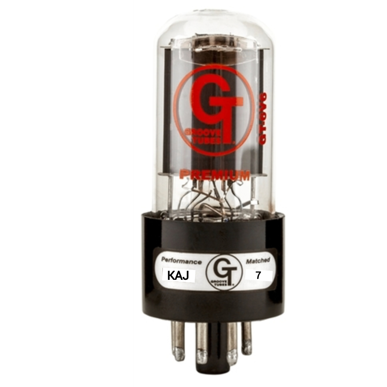 Groove Tubes - GT-6V6-C Amplifier Power Tube - Rating 7 - Medium/Normal Distortion (Single Tube)