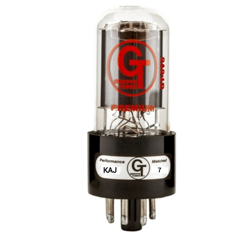 Groove Tubes - GT-6V6-C Amplifier Power Tube - Rating 7 - Medium/Normal Distortion (Single Tube)