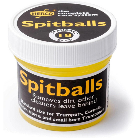 Herco HE185 Spitballs - Standard Size 18 (For Trumpets, Cornets, French Horns & Trombones)