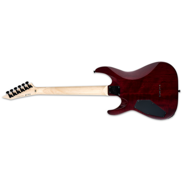 ESP LTD MH-200 QM NT - Transparent Black Cherry Gloss Finish