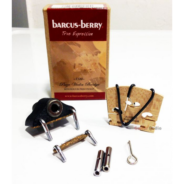 Barcus Berry - 1320 - Piezo Violin Bridge w/Built In Piezo Pickup & Accessories