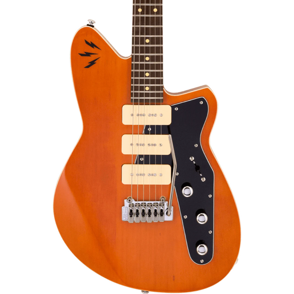 Reverend - Ron Asheton Jetstream 390 Signature - Electric Guitar - Rock Orange Gloss Finish