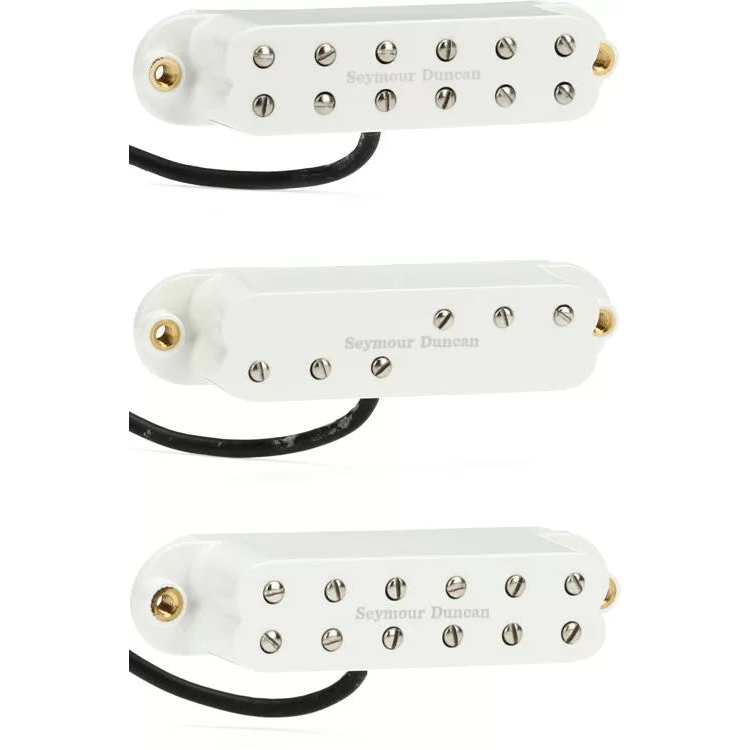 Seymour Duncan Everything Axe Humbucker Set For Strat - White Finish (Set Of 3 Pickups)