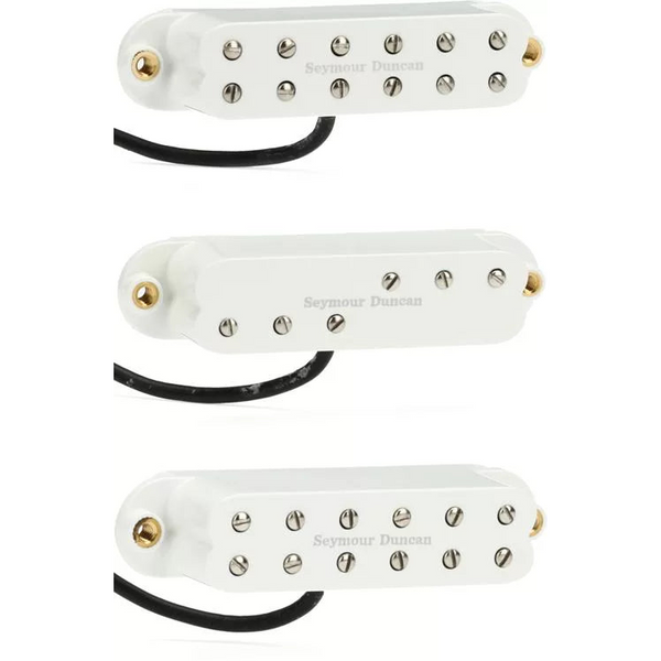 Seymour Duncan Everything Axe Humbucker Set For Strat - White Finish (Set Of 3 Pickups)