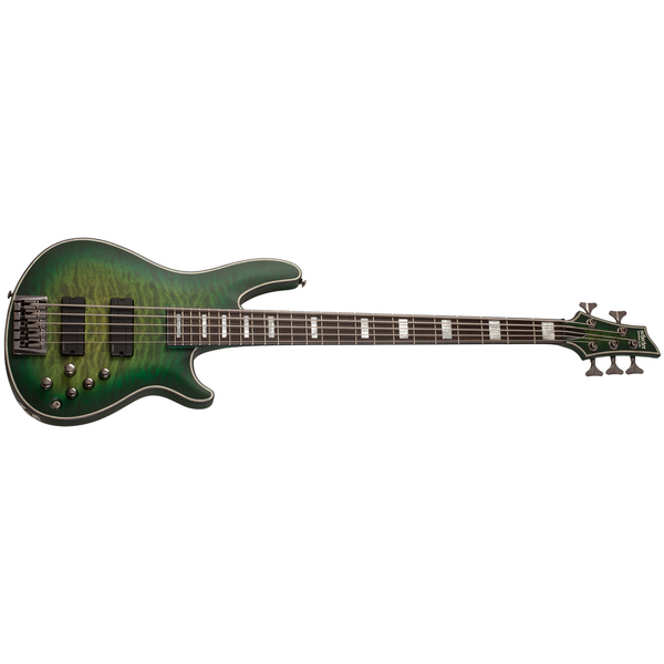 Schecter - Daniel Firth Hellraiser Extreme-5 - 5-String Bass Guitar - Cthulhu Burst Satin Finish