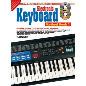 Progressive - Keyboard Method Book 1 w/CD & DVD