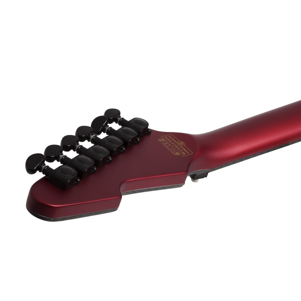 Schecter E-1 FR S (Floyd Rose + Sustainac) Special-Edition Electric Guitar - Satin Candy Apple Red Finish