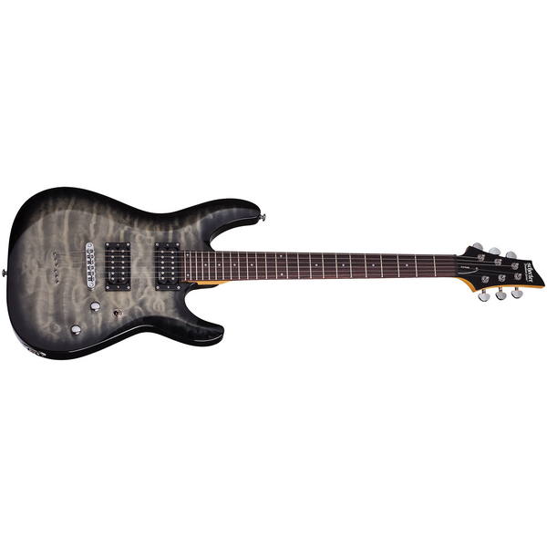 Schecter C-6 Plus - Electric Guitar - Charcoal Burst Finish