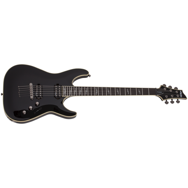 Schecter C-1 Blackjack Electric Guitar - Gloss Black Finish