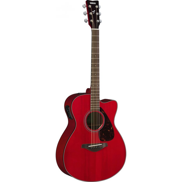 Yamaha FSX800C Acoustic/Electric - Concert Size Guitar - Ruby Red Gloss Finish