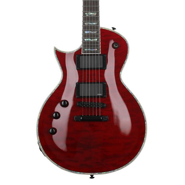 ESP LTD EC-1000 - Left-Handed Electric Guitar - See Through Black Cherry Gloss Finish